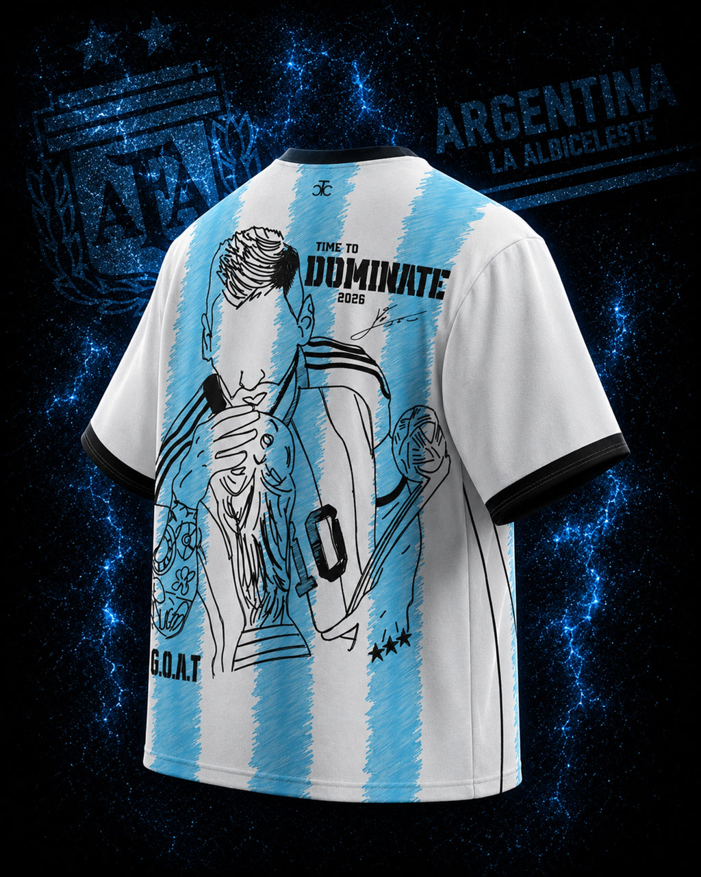 ARGENTINA GOAT OVERSIZED T-SHIRT